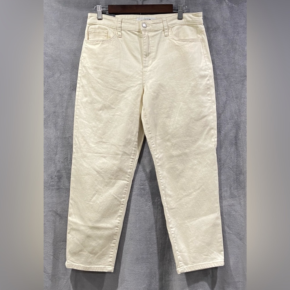 Joe's Jeans Boyfriend‎ Crop Denim Jeans in Ecru Women’s Size 29 NWT